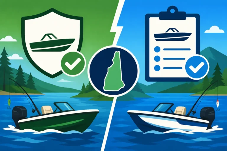 New Hampshire boat title vs registration difference