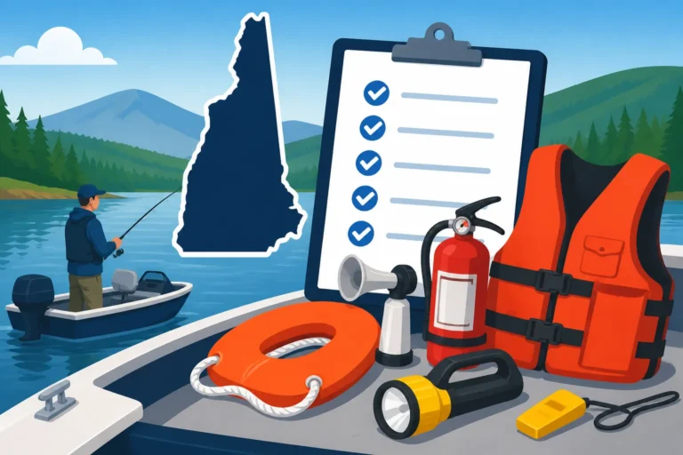 New Hampshire required boat safety equipment checklist