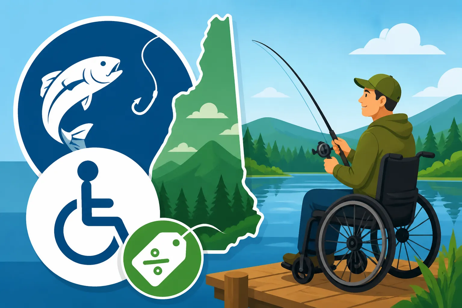 New Hampshire disabled resident fishing license discount