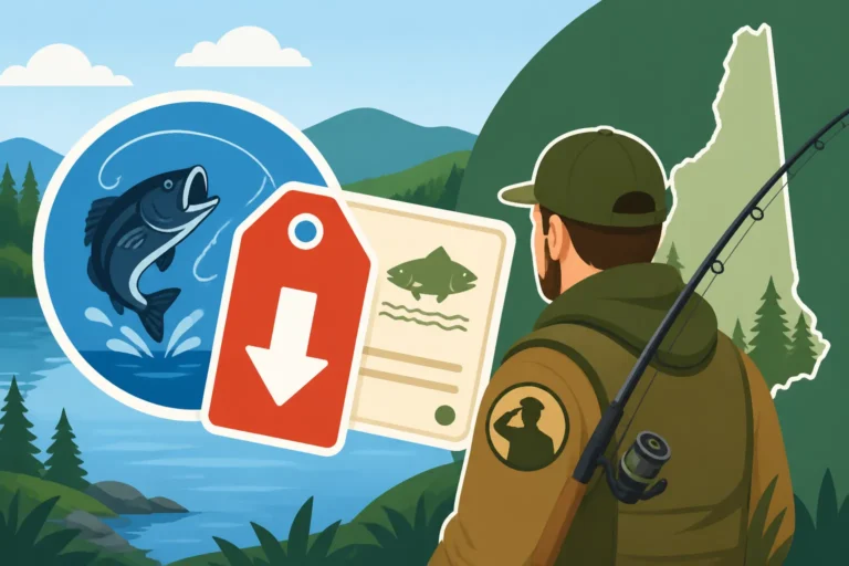 New Hampshire fishing license discount for out-of-state veterans