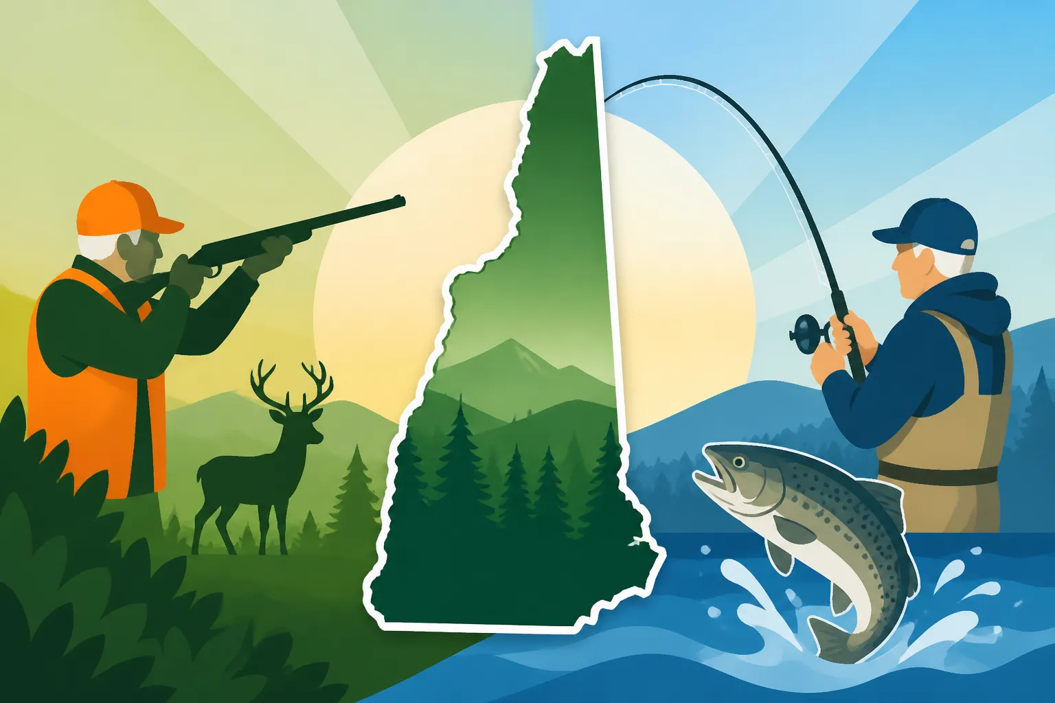 New Hampshire senior combo hunting and fishing license eligibility