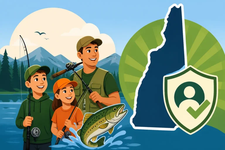 New Hampshire fishing license age exemptions summary