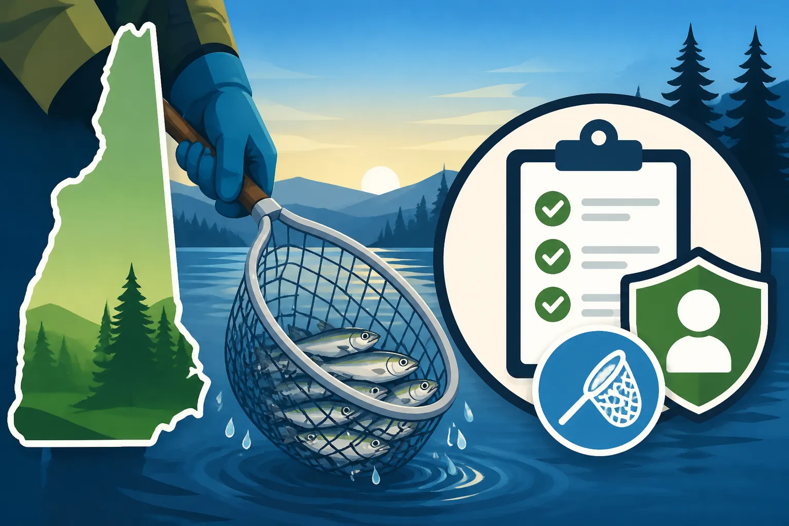 New Hampshire smelt dipping license requirements