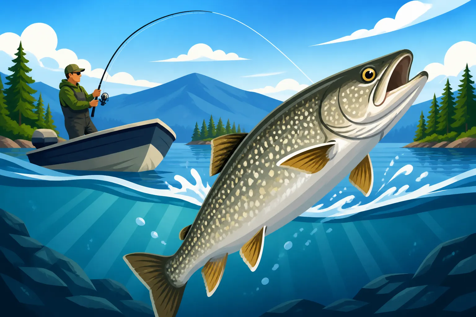 Lake Winnipesaukee Lake Trout Fishing