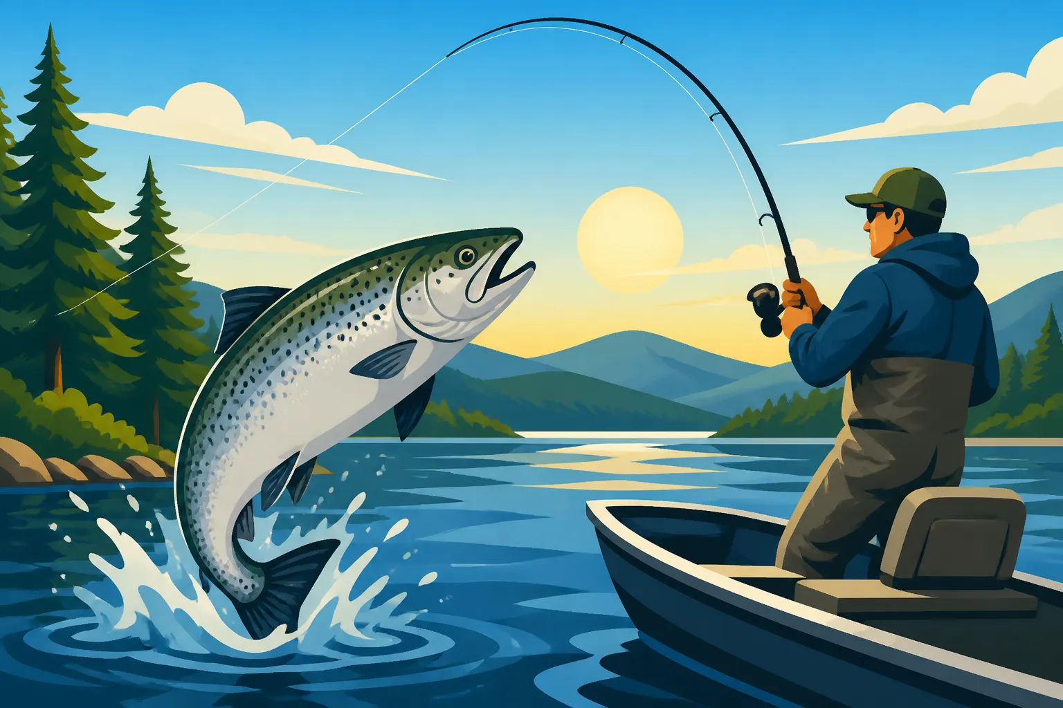 Sunapee Lake Landlocked Salmon Fishing