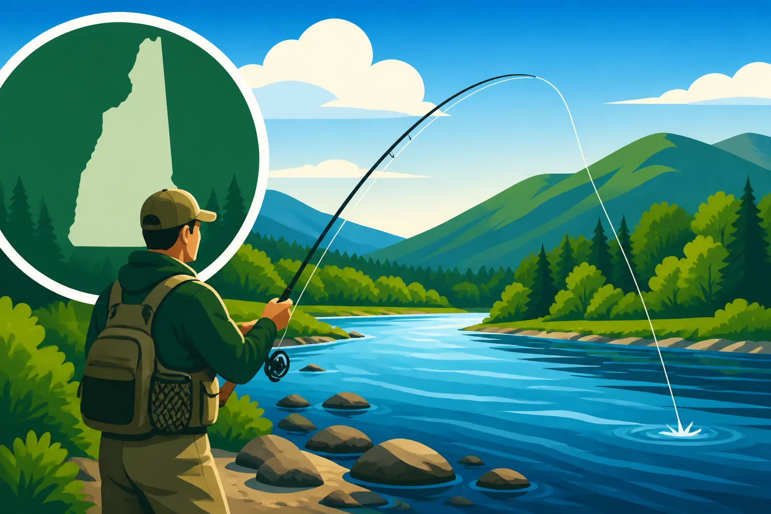 Connecticut River Fishing Access in New Hampshire