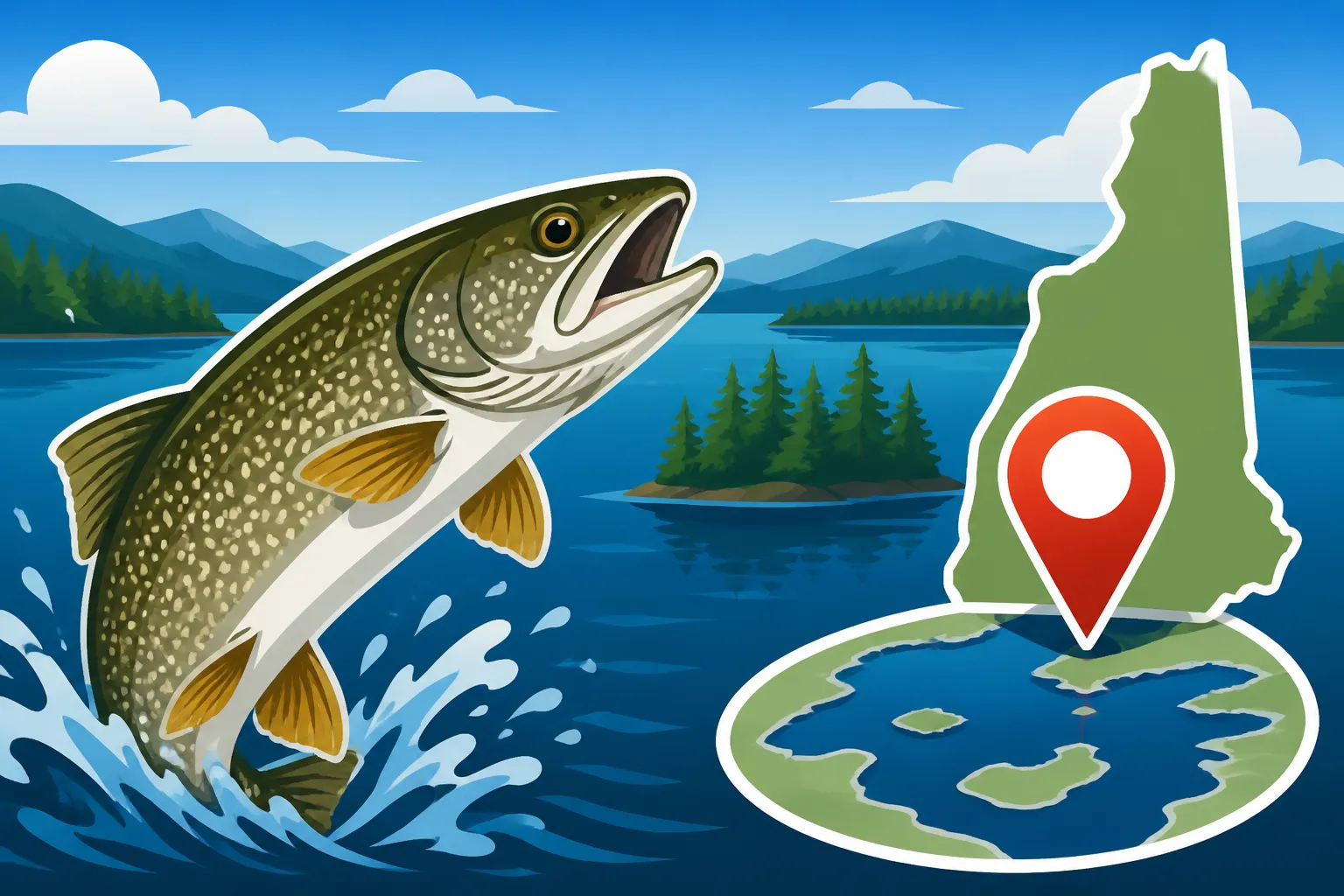 Best lake trout spots on Lake Winnipesaukee