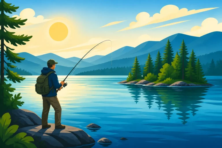 Best shore fishing spots on Squam Lake