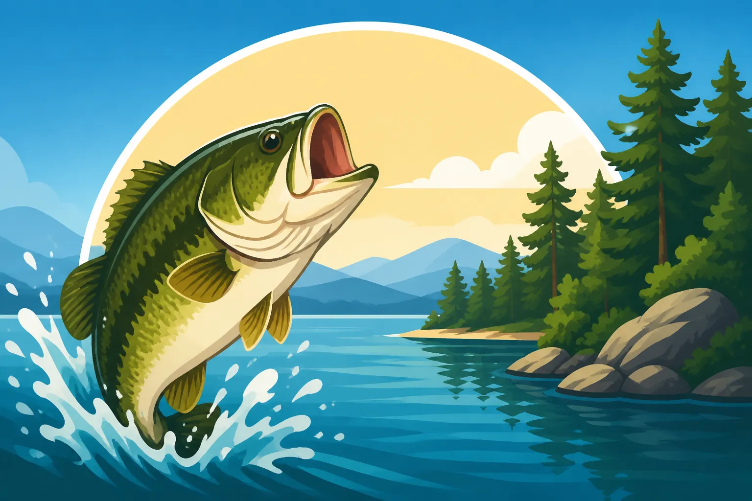 Best bass coves on Squam Lake