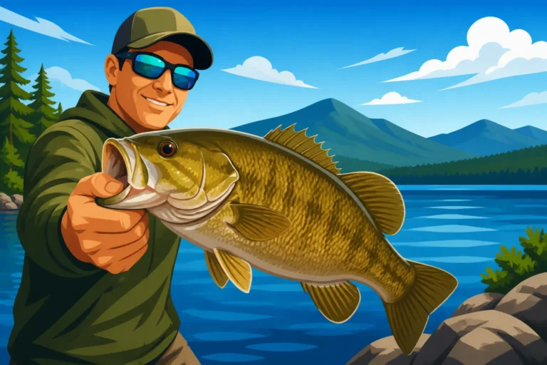 Newfound Lake smallmouth bass fishing