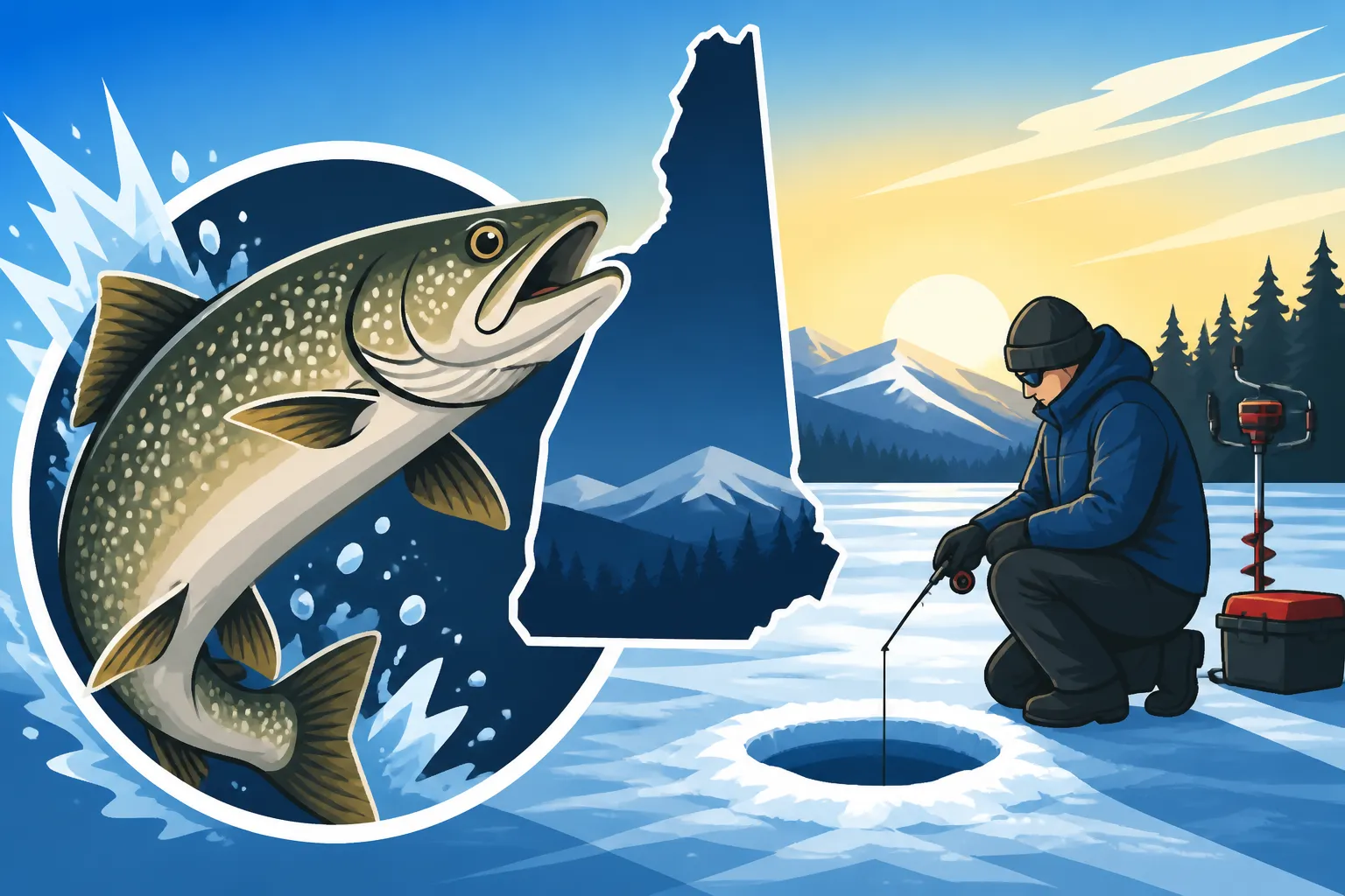 New Hampshire Lake Trout Ice Fishing Season Dates