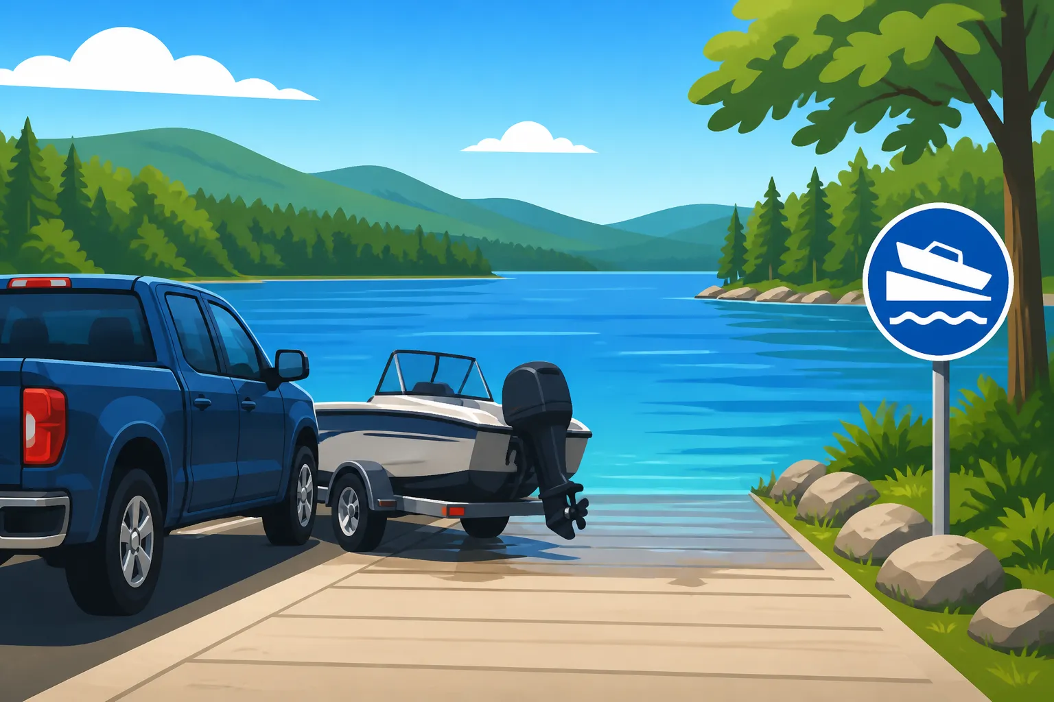 Pawtuckaway Lake boat ramp locations