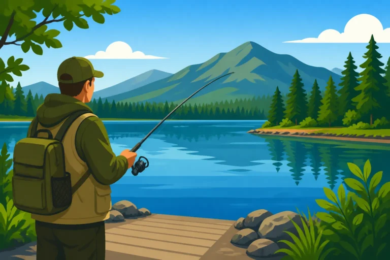 Nubanusit Lake fishing access