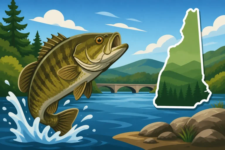 Connecticut River smallmouth bass access near Hanover