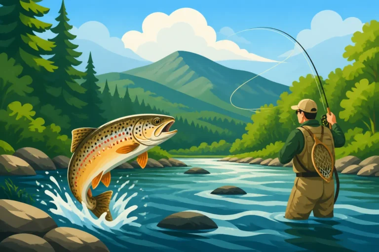 Androscoggin River trout fishing spots