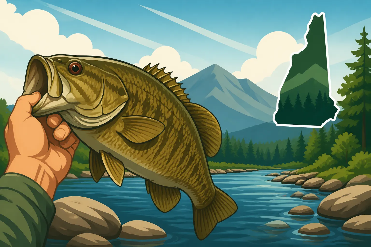 Saco River smallmouth bass access