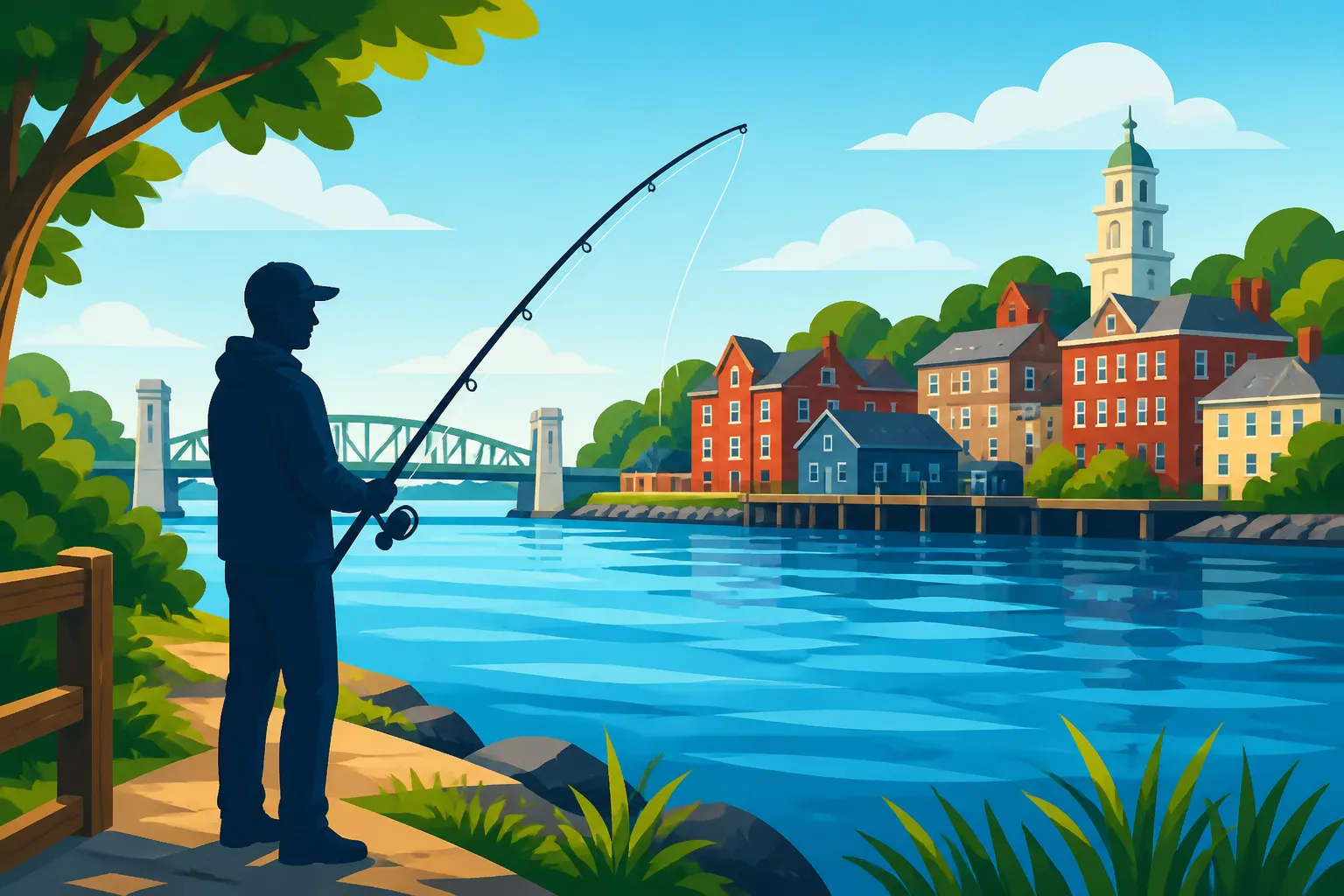 Piscataqua River fishing access near Portsmouth