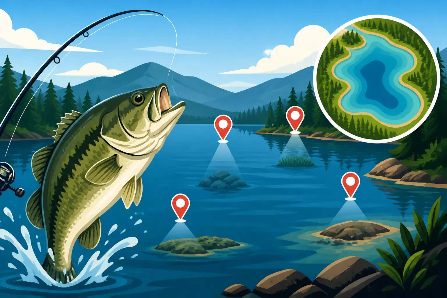 Northwood Lake best fishing spots