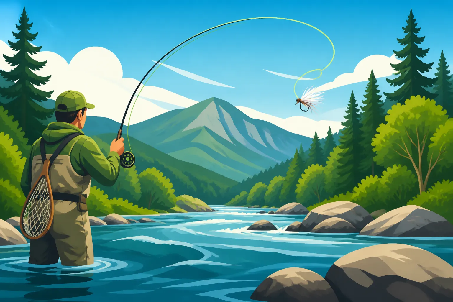 Best fly fishing access on the Pemigewasset River