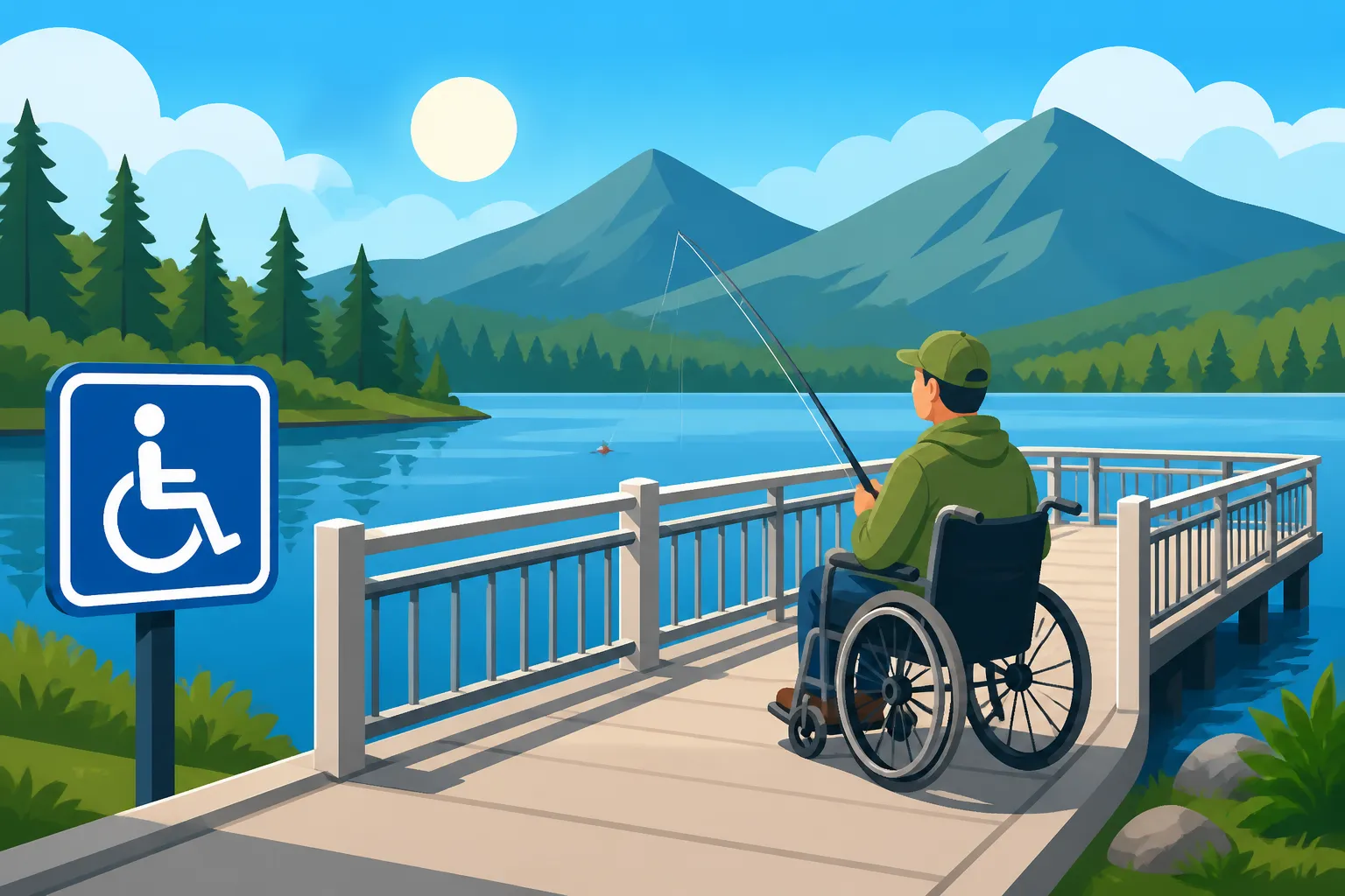 Best handicap-accessible fishing piers in New Hampshire