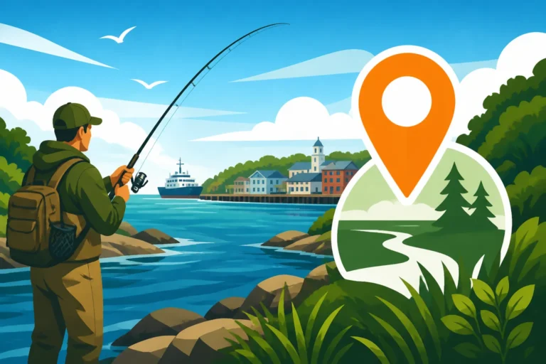 Best free fishing access near Portsmouth