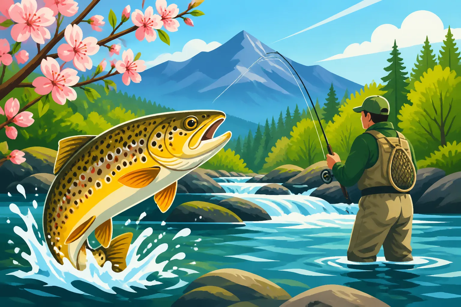 Best spring trout streams in New Hampshire