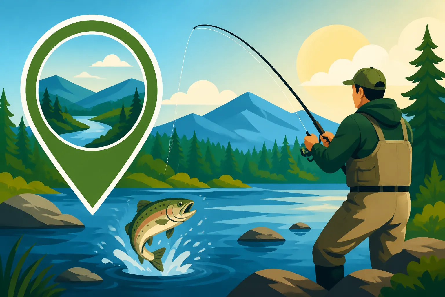 Best fishing spots within an hour of Concord