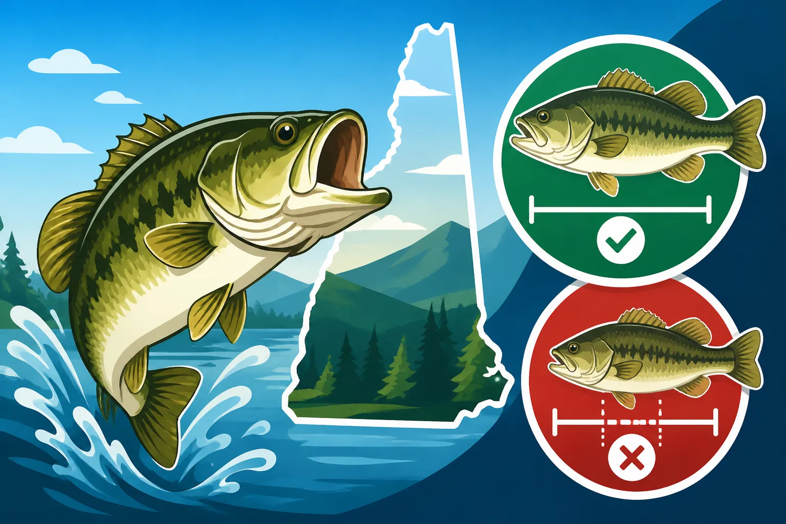 New Hampshire Bass Limits and Slot Rules