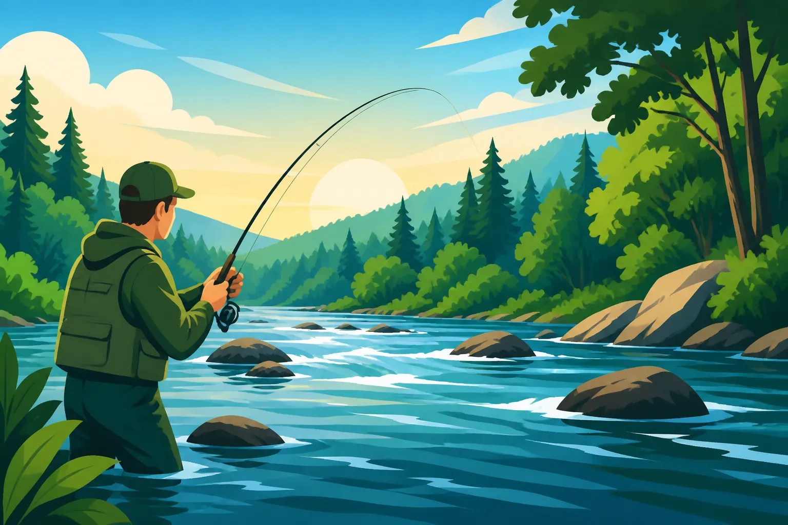 Best fishing spots on the Nashua River