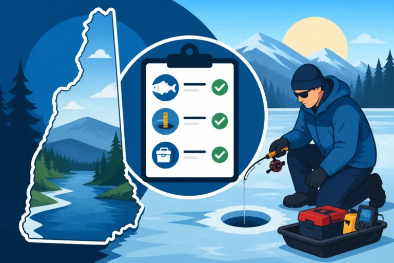 New Hampshire Ice Fishing Regulations by Water Body