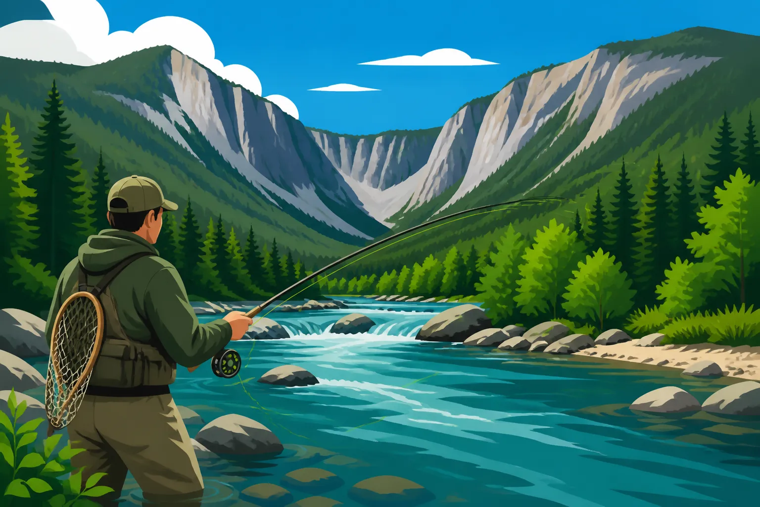 Best fishing access in Franconia Notch State Park