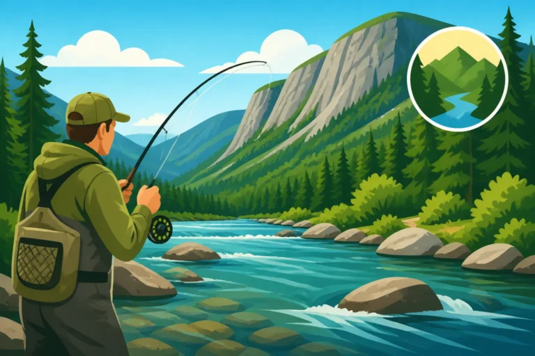 Best fishing access in Crawford Notch State Park