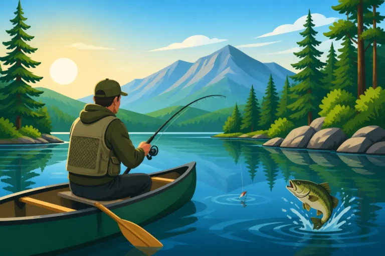 Best canoe fishing routes in New Hampshire