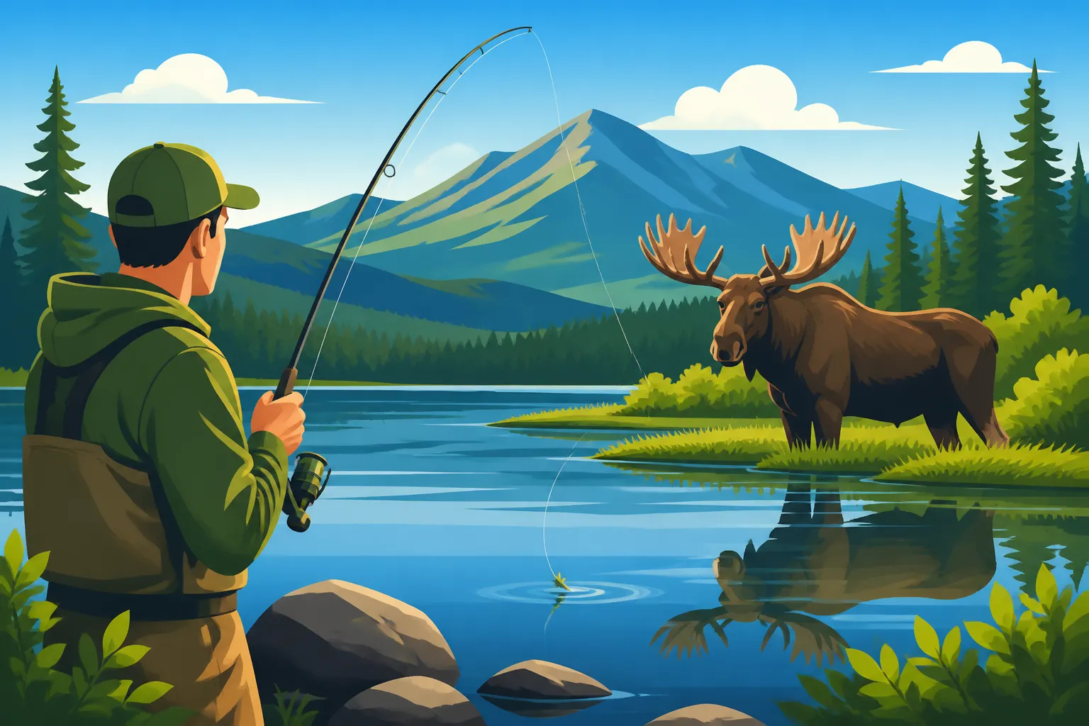 Best moose-watching fishing spots in northern New Hampshire