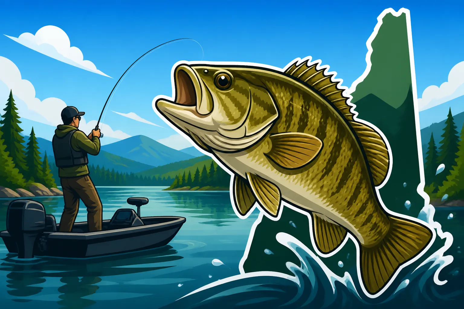 How to Catch Smallmouth Bass in New Hampshire Lakes