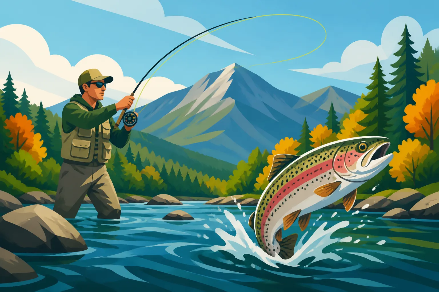 Fly Fishing for Trout in New Hampshire