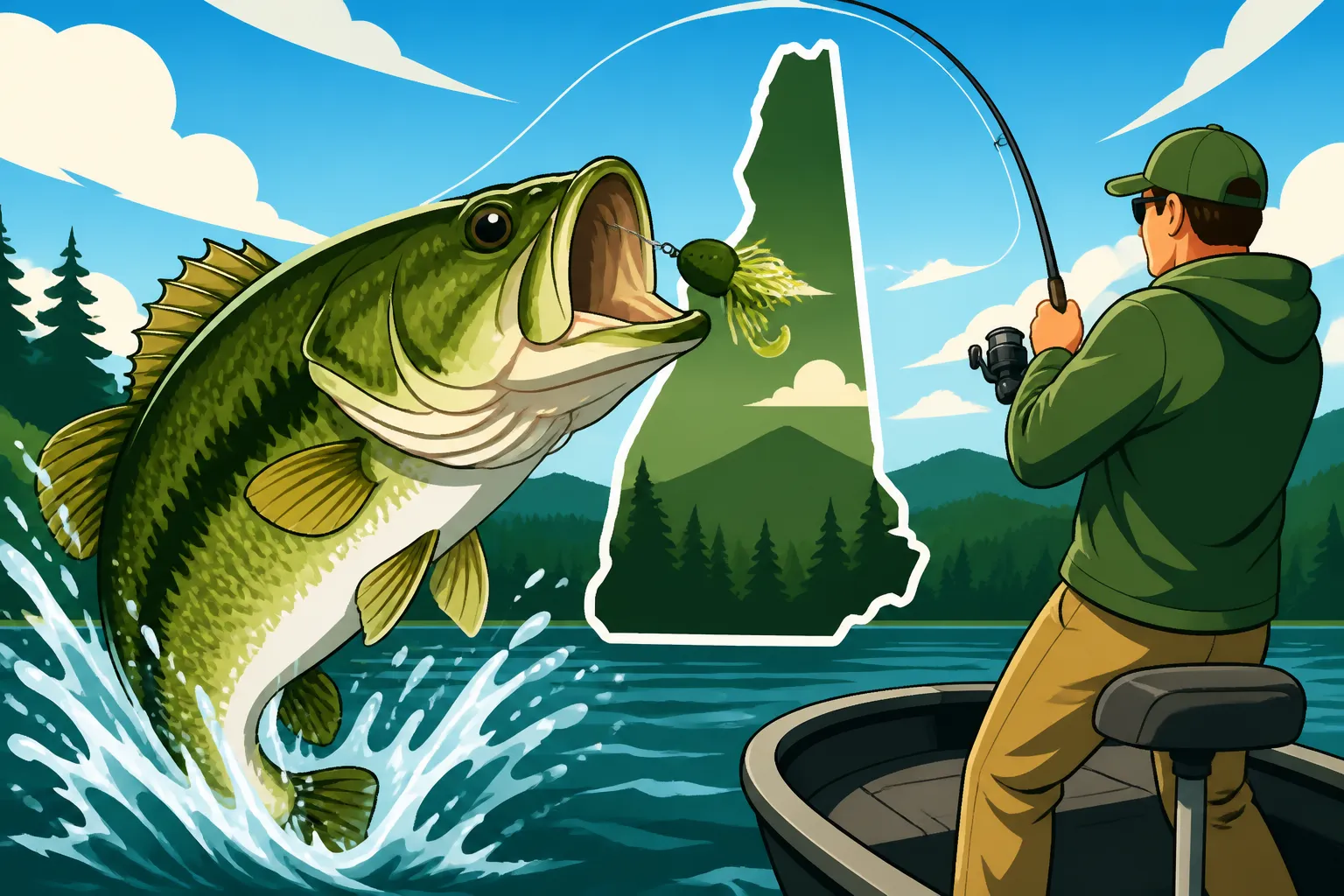 How to Catch Largemouth Bass in New Hampshire