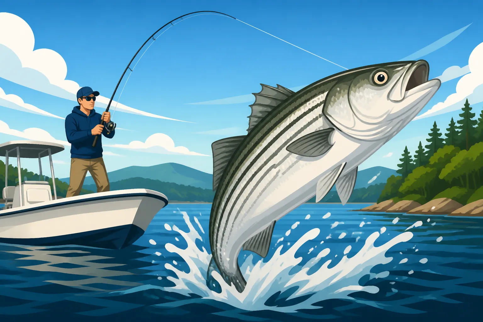 How to Catch Striped Bass in Great Bay