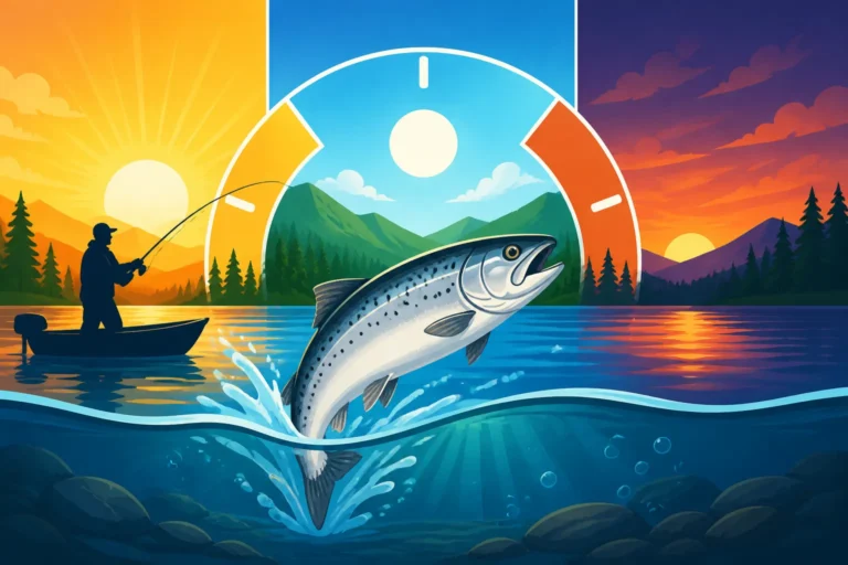 Best Time of Day to Catch Landlocked Salmon