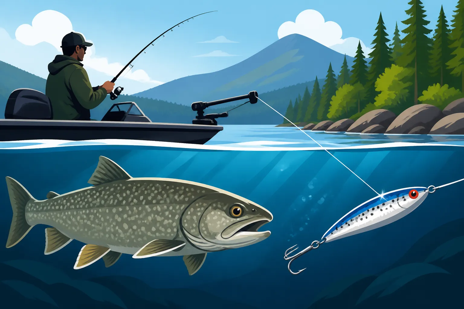Trolling Techniques for New Hampshire Lake Trout