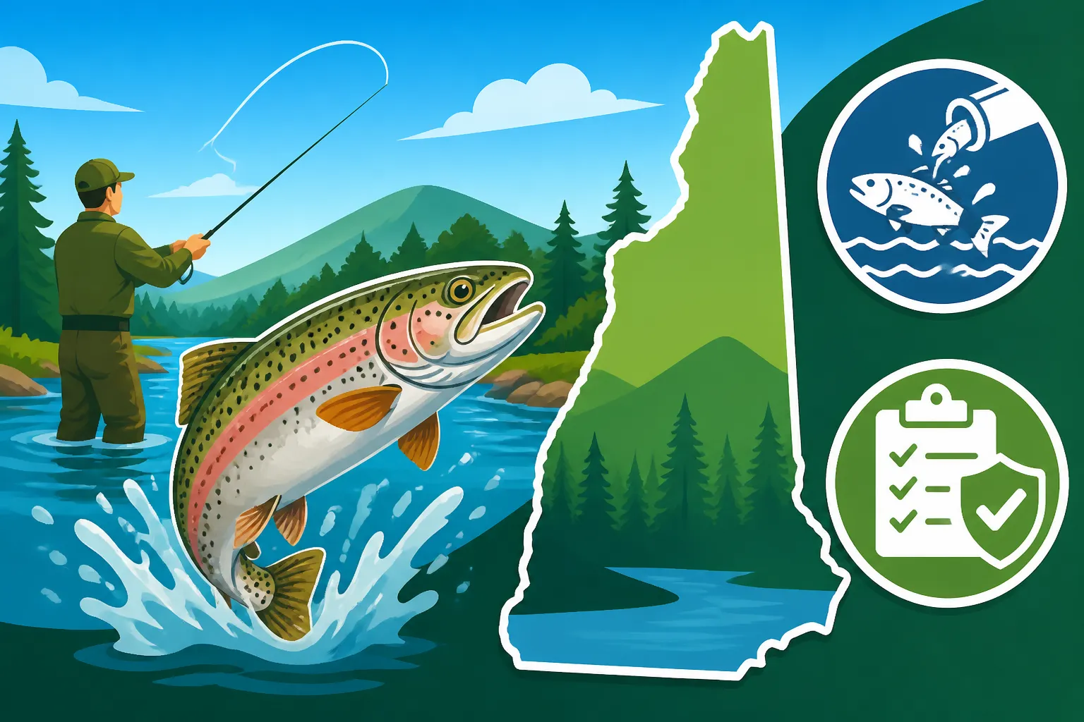 New Hampshire Trout Stocking and Fishing Rules