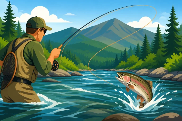 Drift Fishing for Trout in New Hampshire Rivers