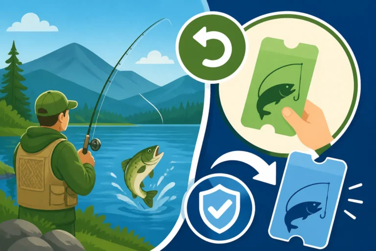 New Hampshire Fishing License Refund and Replacement Policy