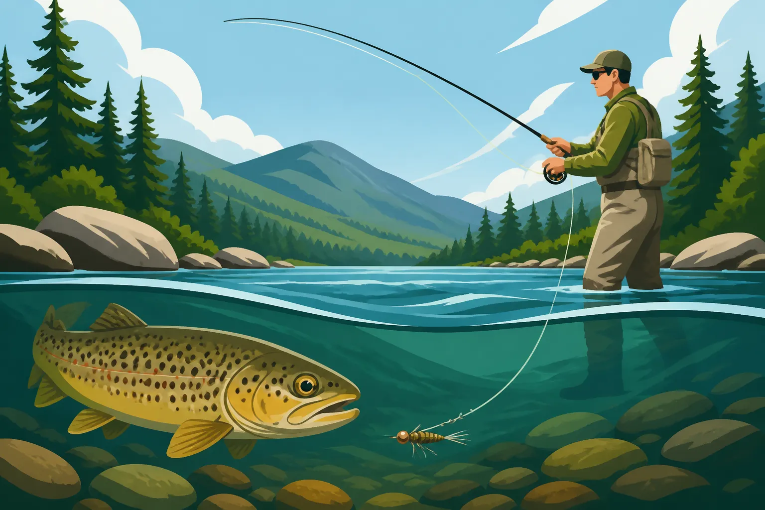 Euro Nymphing New Hampshire Trout Streams