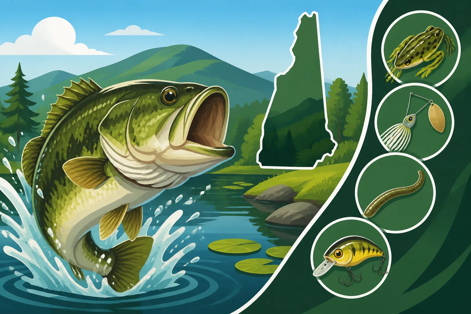 Best Techniques for Largemouth Bass in New Hampshire Ponds