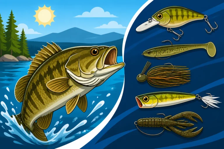 Best smallmouth bass lures for Winnipesaukee in summer