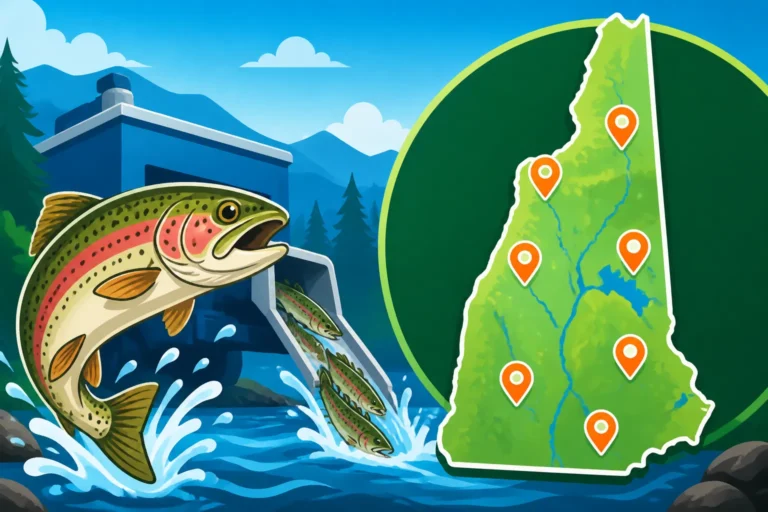 New Hampshire Trout Stocking Report and Map