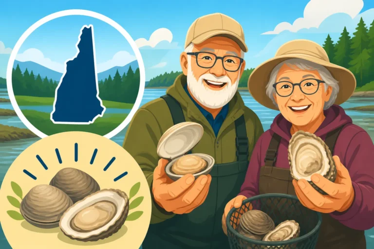 New Hampshire Free Clam and Oyster License for Seniors