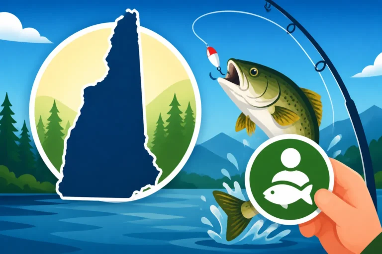 New Hampshire nonresident 1-day fishing license cost