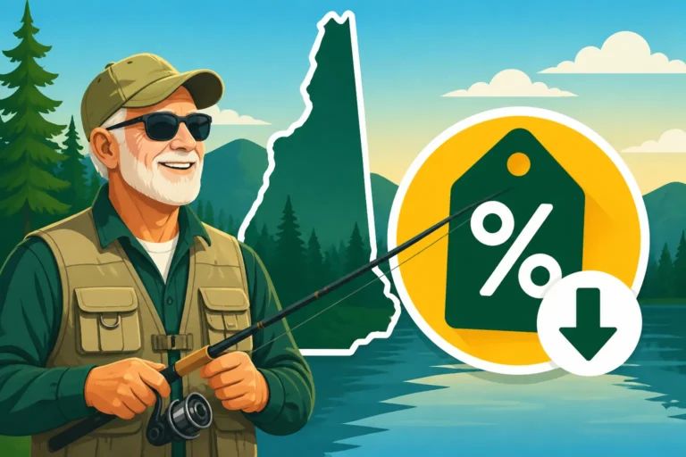 New Hampshire senior discounted license cost at 68